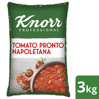 Knorr Tomato Pronto Tomatensauce stückig Beutel 3 KG - Knorr Tomato Pronto Napoletana – Spart Arbeitsschritte und Zeit.