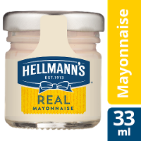 Hellmann's Real Mayonnaise 80 x 33 ml Mini-Glas - Hellmann’s REAL Mayonnaise  – authentischer Mayo-Geschmack seit 1913.