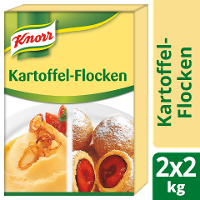 Knorr Kartoffelflocken für Püree und Teig 4 kg  (2 x 2 kg) - Knorr Kartoffel-Flocken – die qualitative, schnelle und gelingsichere Basis für vielseitige Anwendungen.