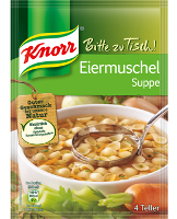 Knorr Bitte zu Tisch! Eiermuschel Suppe 4 Teller 59g - 