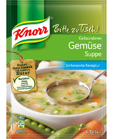 Knorr Bitte zu Tisch! Gebundene Gemüse Suppe 4 Teller - 