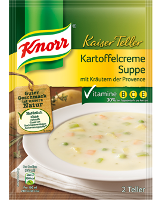 Knorr Kaiser Teller Vitamin Plus Kartoffelcreme Suppe 2 Teller - 