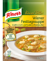 Knorr Kaiser Teller Wiener Festtags Suppe 3 Teller - 