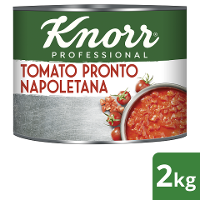 Knorr Professional Tomato Pronto Tomatensauce stückig Dose 2 kg - Knorr Tomato Pronto Napoletana – Spart Arbeitsschritte und Zeit.
