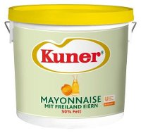 Kuner Mayonnaise 50% Fett 15 kg - 