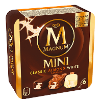 Magnum Mini Mix Classic, Almond, White Chocolate Eis am Stiel 10 x 55 ml - 