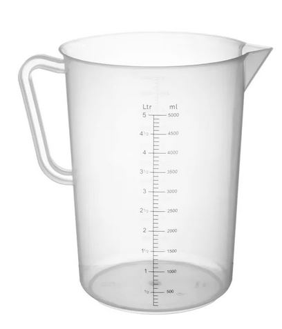 HENDI Messbecher mit Skalierung bis 5 Liter - 