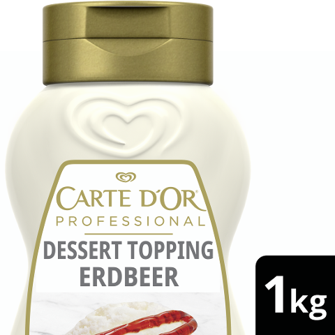 Carte D'Or Professional Dessert Topping Erdbeer 1kg - 