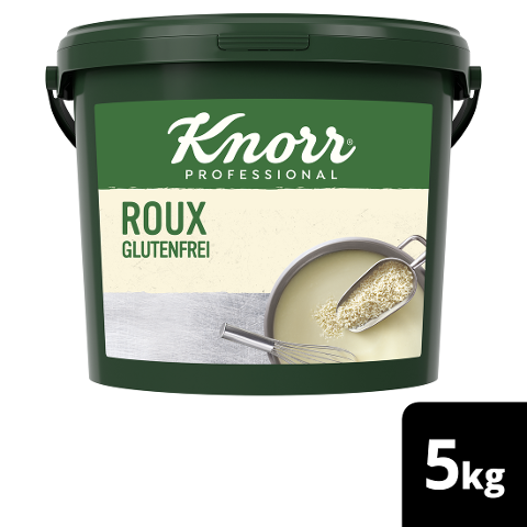 Knorr Roux weisse Mehlschwitze GLUTENFREI 5 KG - Knorr Roux – authentisch hergestellt, gelingt immer, ohne viel Aufwand.