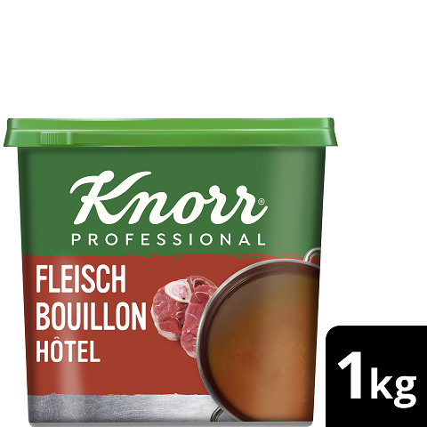 Knorr Professional Fleisch Bouillon Hôtel 1 KG - KNORR Fleischbouillon Hôtel – für noch mehr Fleischgeschmack.