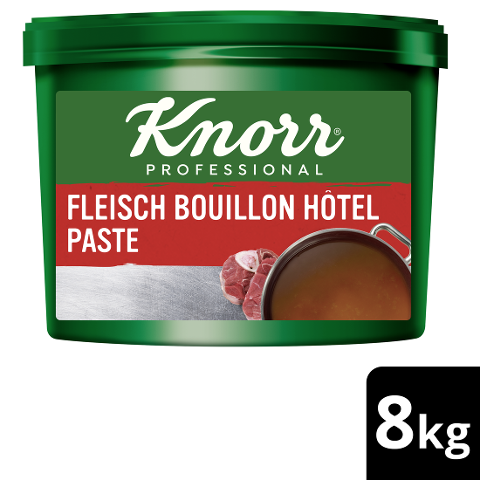 Knorr Professional Fleisch Bouillon Hôtel Paste 8 kg - KNORR Professional Fleischbouillon Hôtel für noch mehr Fleischgeschmack.