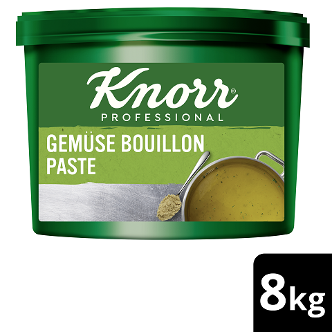 Knorr Professional Gemüse Bouillon Paste 8 KG - 
