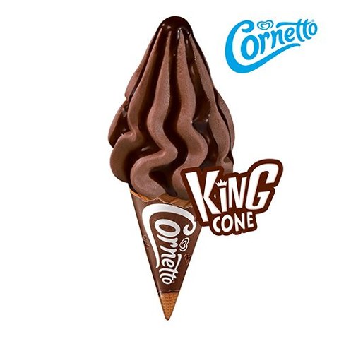 Cornetto King Cone Chocolate 1 x 260 ml - 
