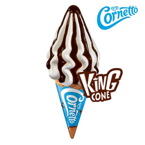 Cornetto King Cone Vanille 1 x 260 ml - 