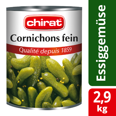 Chirat Cornichons fein 2,9 KG - 