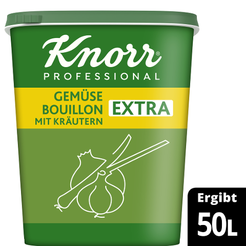 Knorr Professional Gemüse Bouillon mit Kräutern EXTRA 1 kg - 