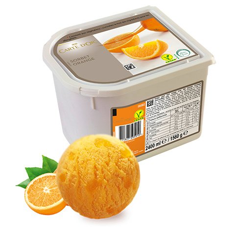 Carte D'Or Sorbet Orange 2,4l Glacebidon - 