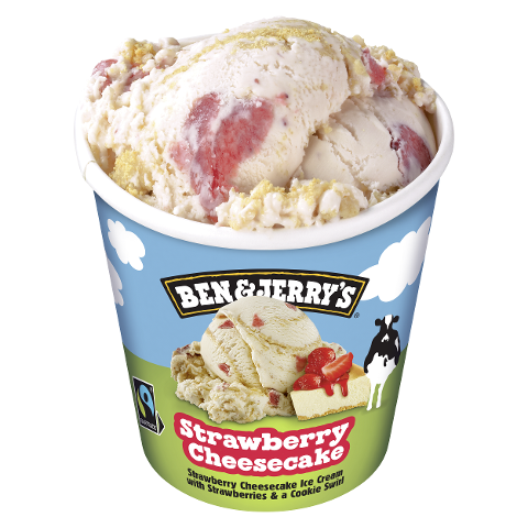 BEN & JERRY'S Strawberry Cheesecake 465 Ml