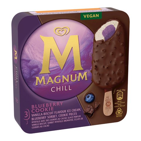 Magnum Chill Blueberry Cookie 3 x 90 ml - 