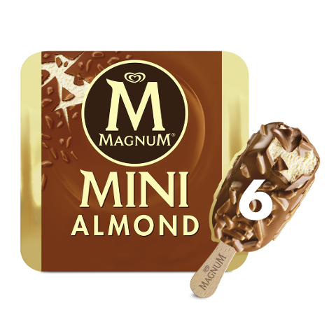 Magnum Mini Almond 6 x 55 ml - 