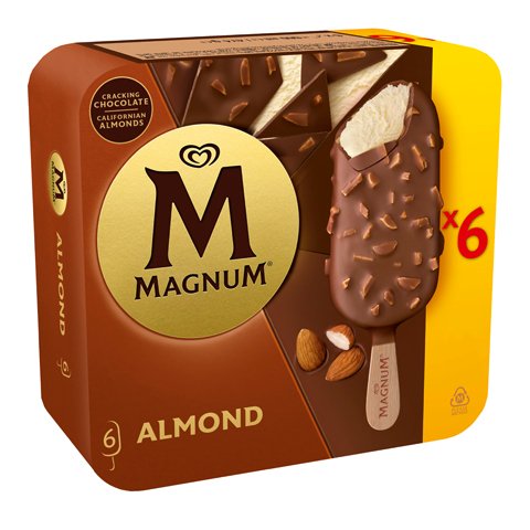 Magnum Almond 6 x 100 ml - 