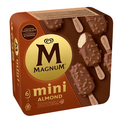 Magnum Mini Almond 6 x 55 ml - 
