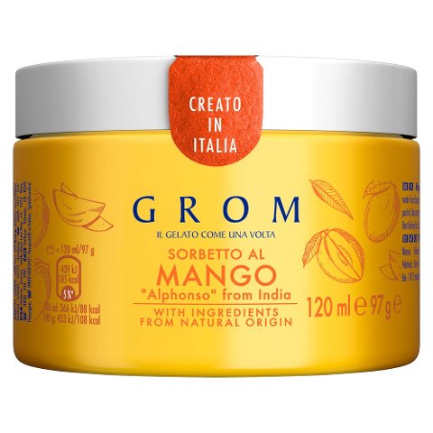 GROM Sorbet Mango Glace 120 ml - 