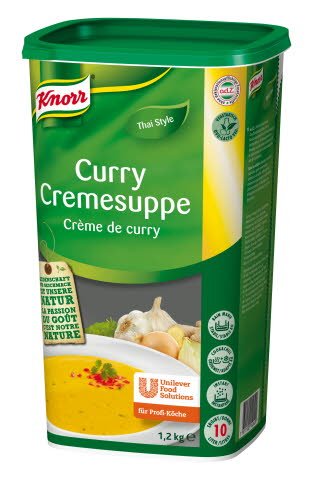 Knorr Curry Cremesuppe 1 x 1,2 KG - 