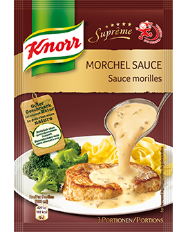 KNORR Suprême Morchel Sauce Beutel 3 Portionen - 