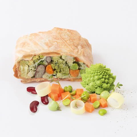 Caterline Gemüsestrudel - vegan 4,5 KG (30 x 150 g) - 