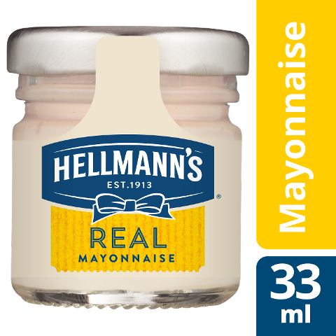 Hellmann's REAL Mayonnaise 80x33ml - Hellmann’s REAL Mayonnaise  – Nr. 1 in der Welt.