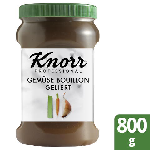 Knorr Professional Gemüse Bouillon geliert 800 g - KNORR Professional Bouillons geliert. So gut wie selbst gemacht.