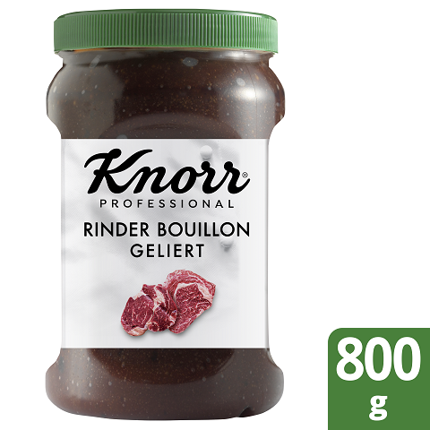 Knorr Professional Rinder Bouillon geliert  800 g  - KNORR Professional Bouillons geliert. So gut wie selbst gemacht.