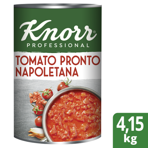 Knorr Tomato Pronto Tomatensauce stückig 4,15 KG - Knorr Tomato Pronto Napoletana – Spart Arbeitsschritte und Zeit.
