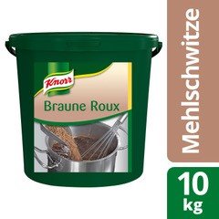 Knorr Roux Braune Mehlschwitze 10 KG - Knorr Roux – authentisch hergestellt, gelingt immer, ohne viel Aufwand.