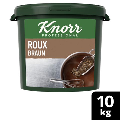 Knorr Roux Braune Mehlschwitze 10 KG - Knorr Roux – authentisch hergestellt, gelingt immer, ohne viel Aufwand.