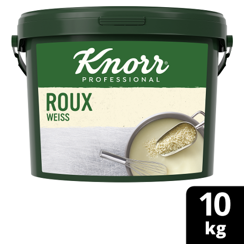 Knorr Professional Roux weisse Mehlschwitze 10 KG - Knorr Roux – authentisch hergestellt, gelingt immer, ohne viel Aufwand.