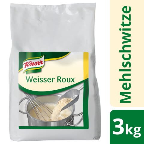 Knorr Roux Weisse Mehlschwitze 3 KG - Knorr Roux – authentisch hergestellt, gelingt immer, ohne viel Aufwand.