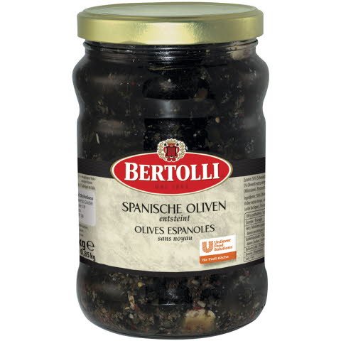 Bertolli Spanische Oliven entsteint 1,45 KG - 