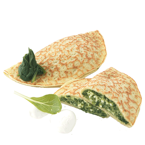 Caterline Spinat-Mozzarella Palatschini (Crêpes) 2,4 KG (30 Stk. á ca. 80 g) - 
