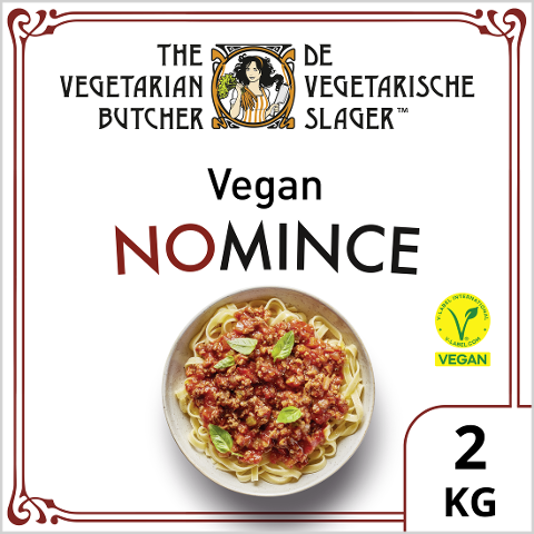 The Vegetarian Butcher - Vegan No Mince - Veganes Gehacktes auf Soja-Basis 2.0 kg -  Vegane Proteinquelle mit fleischähnlichem Geschmack, Textur und Konsistenz. 