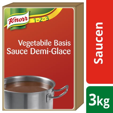 Knorr Vegetabile Basis Sauce Demi-glace 3 KG - Wenige Handgriffe – authentischer und aus balancierter Geschmack.