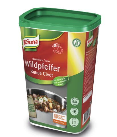Knorr Wildpfeffer Basis Sauce 1,1 kg - 