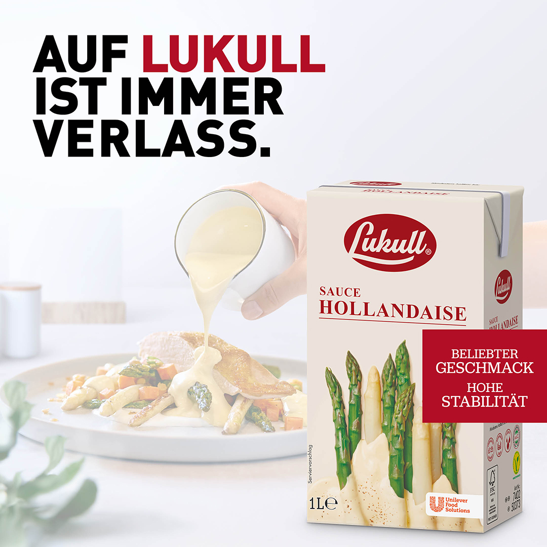 GRATIS TESTPRODUKT: Lukull Hollandaise 1 L - 