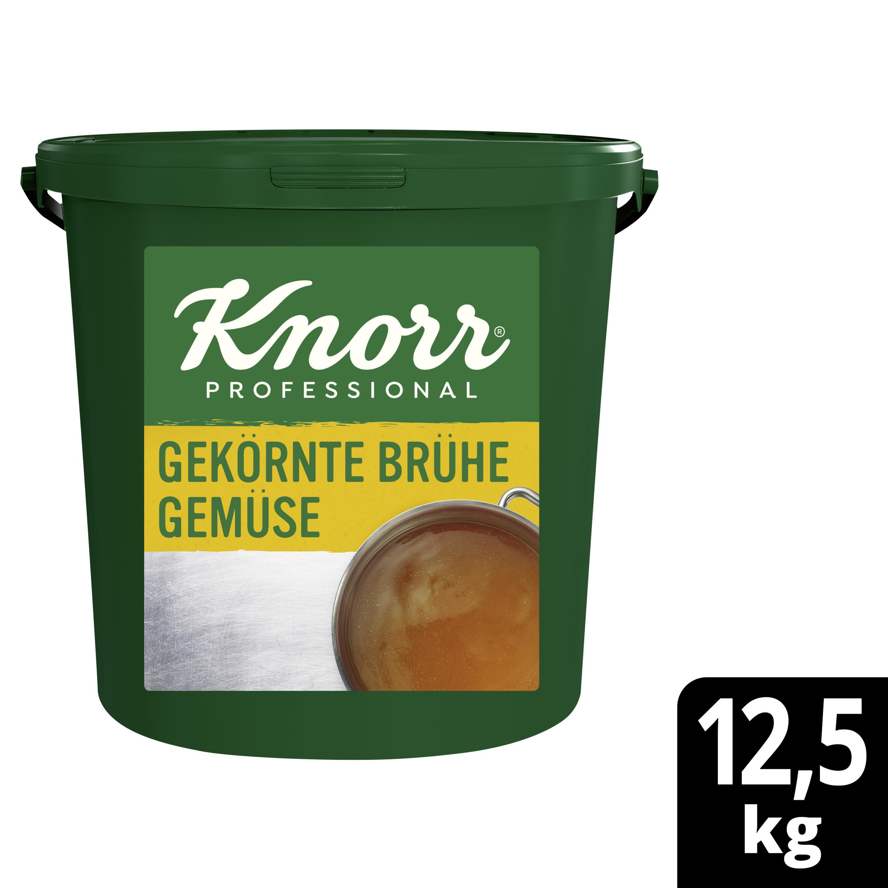Knorr Professional Gekörnte Brühe Gemüse ohne Suppengrün 1 x 12,5 kg