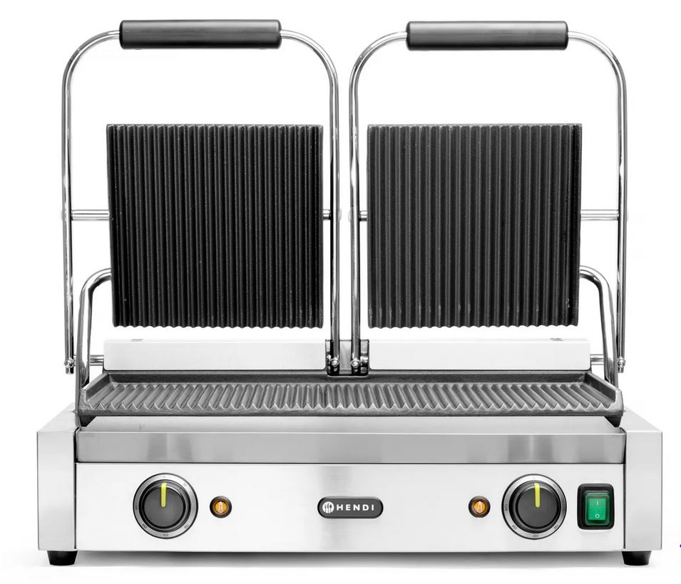 Kontaktgrill Doppelversion, Grillfläche: 475 x 230 mm - 