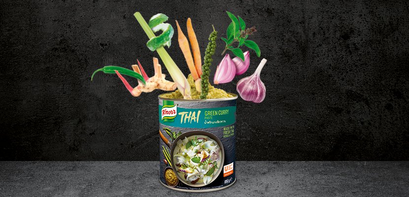 Knorr Thai Green Curry Paste 850 g | Unilever Food Solutions