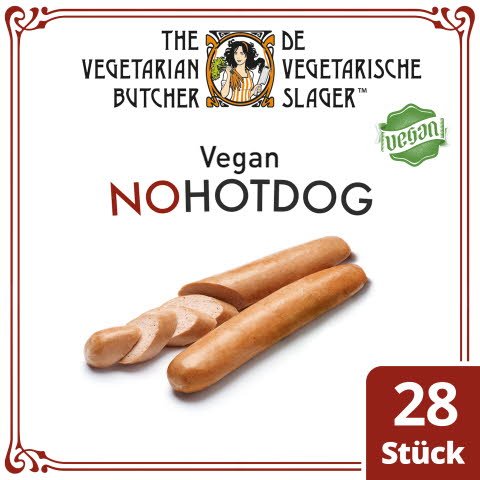 The Vegetarian Butcher - NoHotDog - Vegane Wurst auf Soja-Basis 1 x 2,1 kg