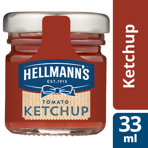 Hellmann's Tomato Ketchup 80x33ml - HELLMANN’S Tomato Ketchup – hergestellt aus nachhaltig
angebauten Tomaten.