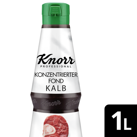 Knorr Professional Konzentrierter Fond Kalb 1 L - Abrunden in Perfektion: KNORR PROFESSIONAL Konzentrierte Bouillons und Fonds.